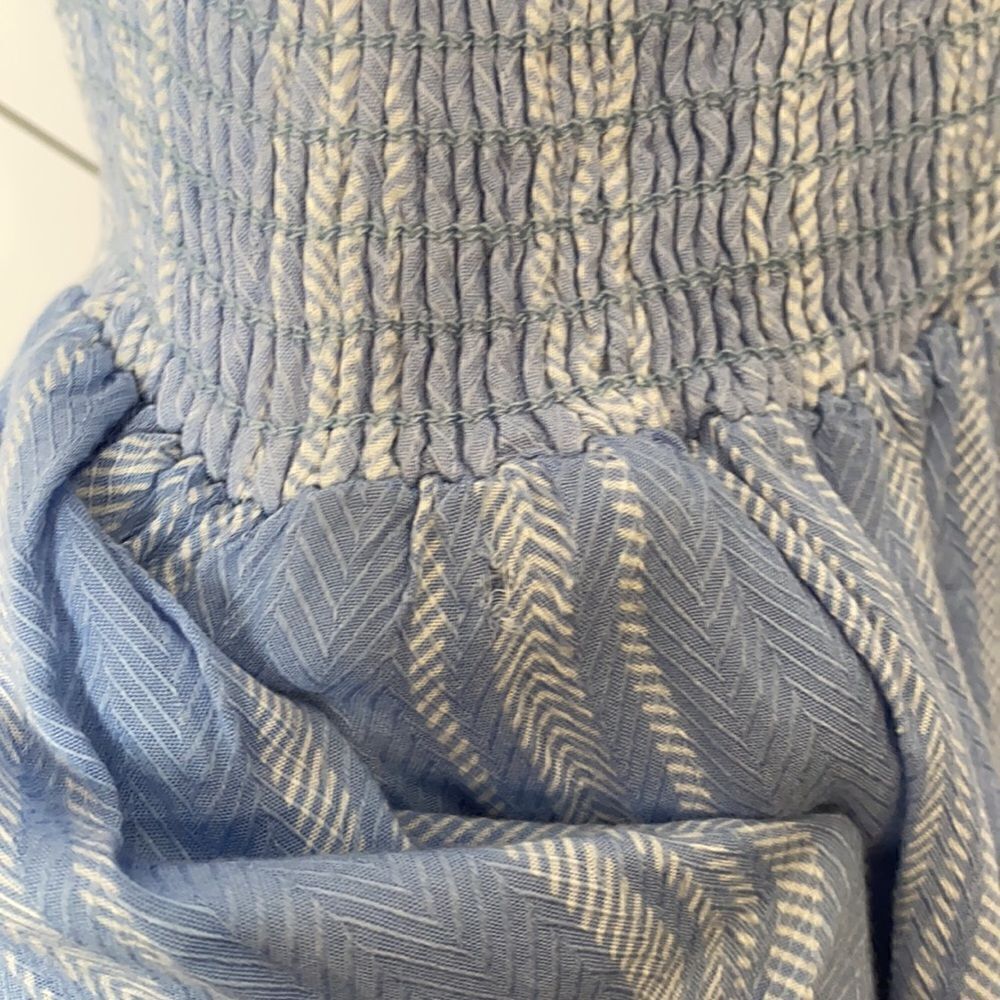 Show Me Your MuMu Smocked Blue Tank Tunic - Picture 3 of 5